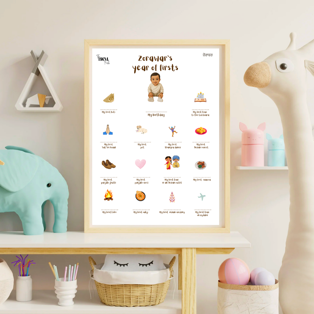 Personalised Punjabi Year of Firsts