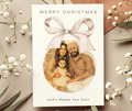 Watercolour family Christmas card