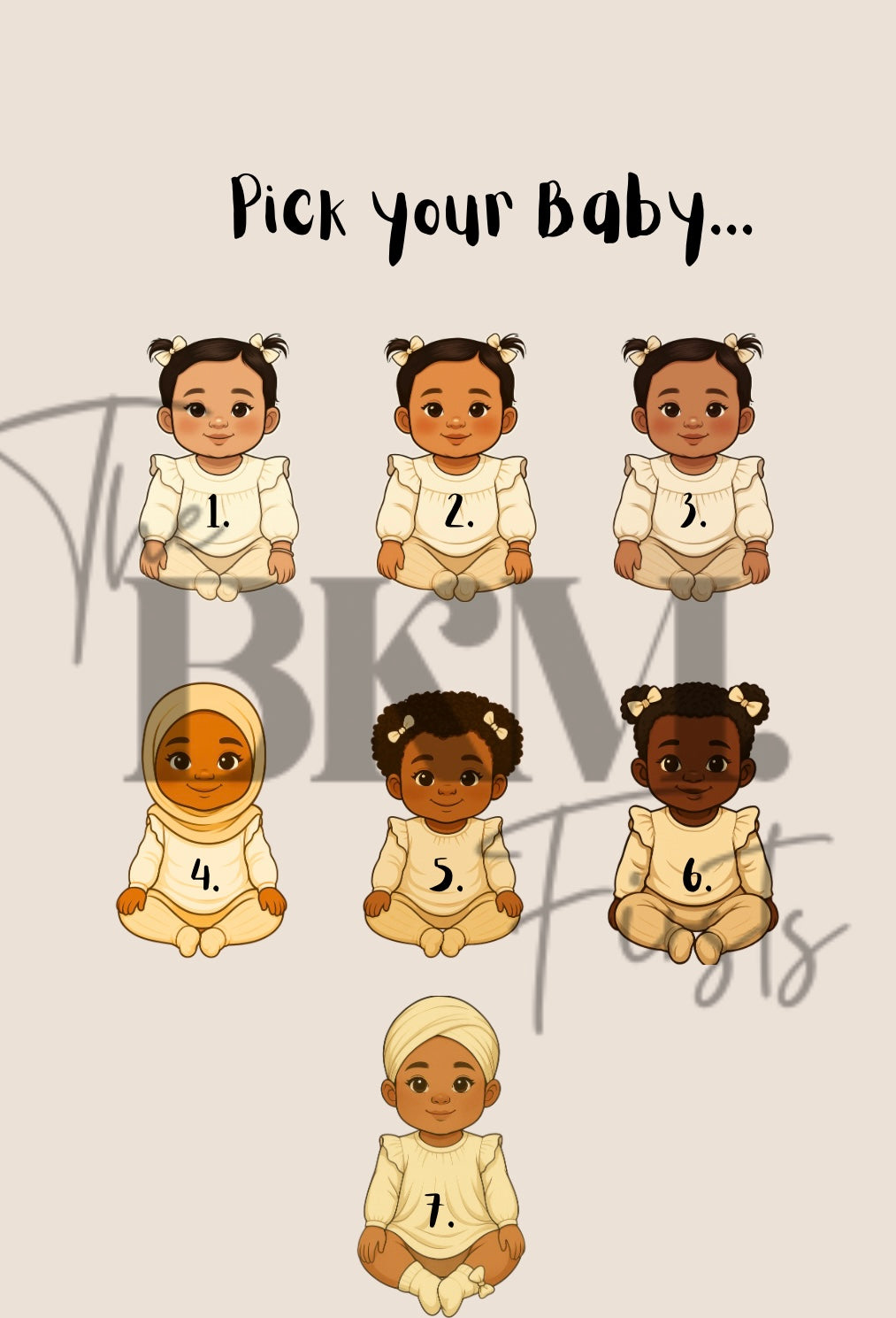 Year of Firsts – Personalised Keepsake Print