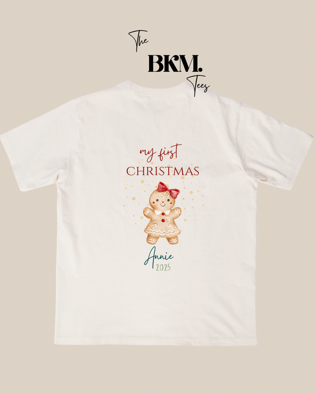 Personalised My First Christmas T-Shirt