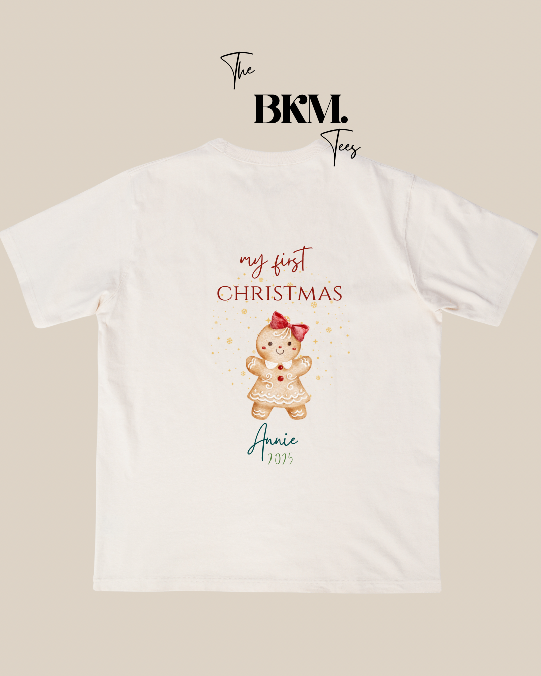 Personalised My First Christmas T-Shirt