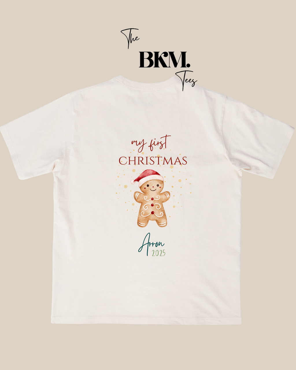 Personalised My First Christmas T-Shirt