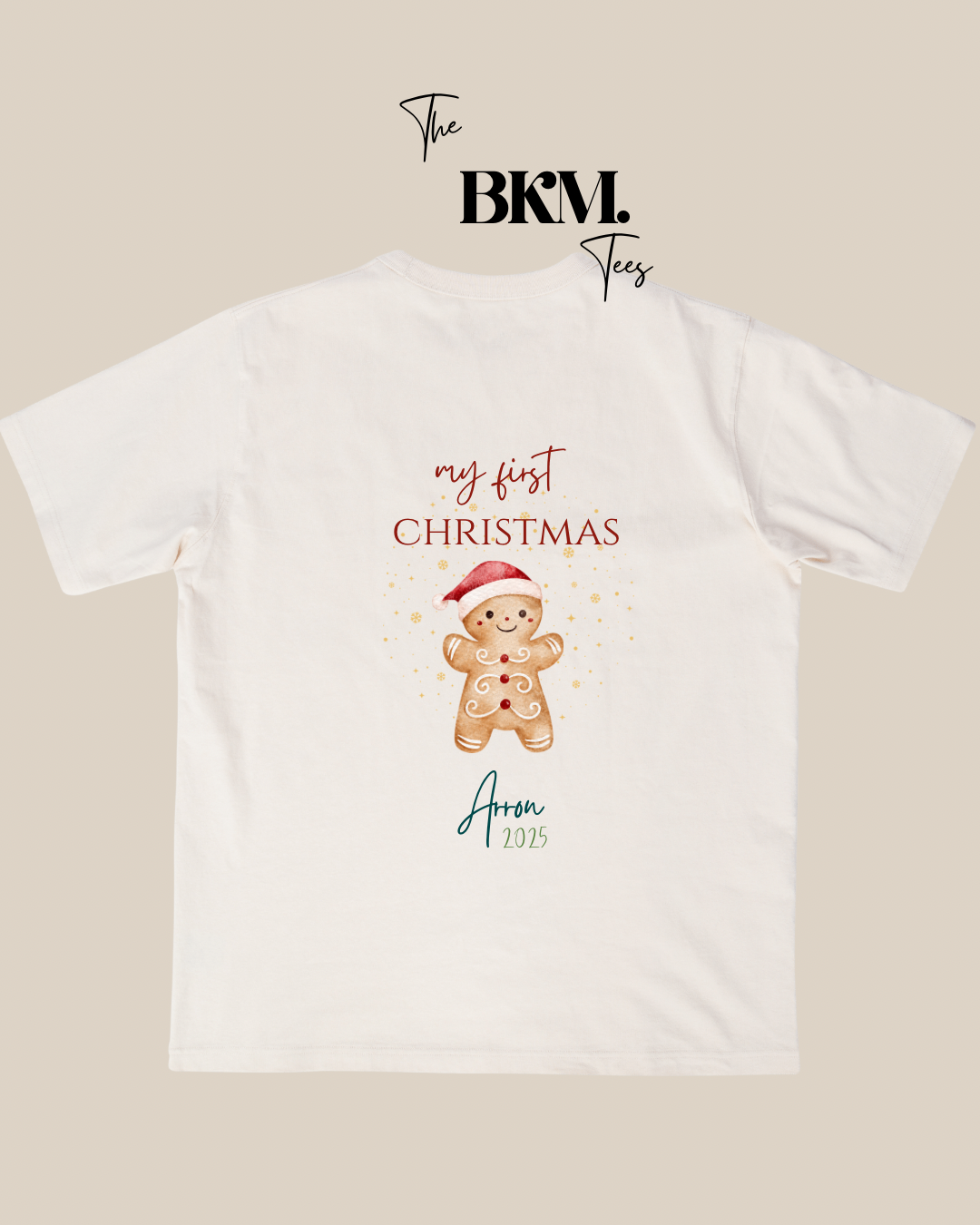 Personalised My First Christmas T-Shirt