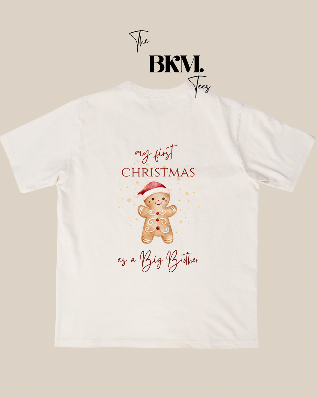 Gingerbread – My First Christmas as a Brother/Sister T-Shirt