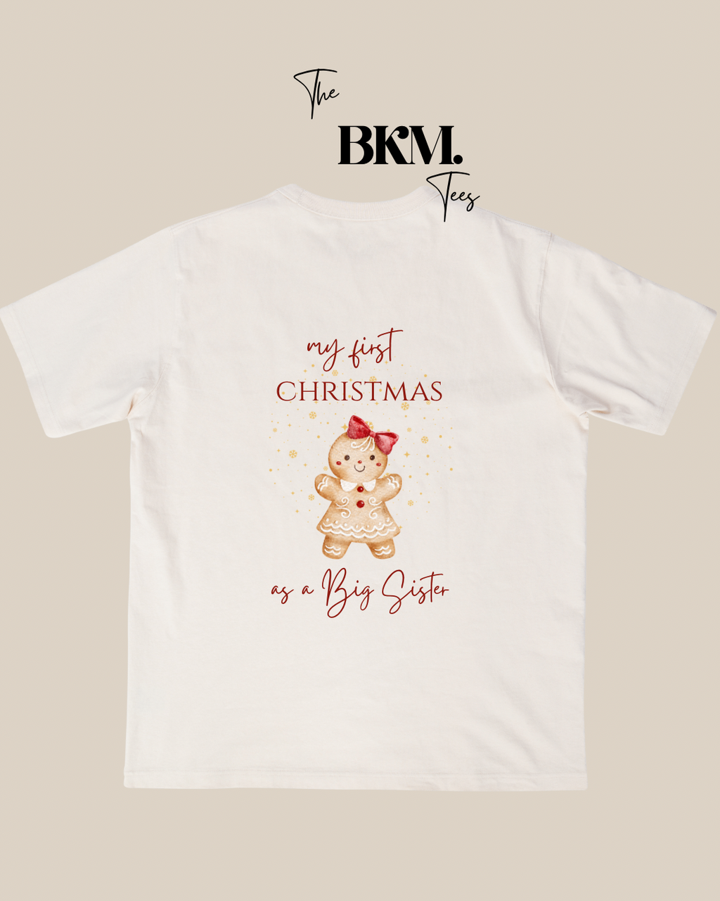 Gingerbread – My First Christmas as a Brother/Sister T-Shirt
